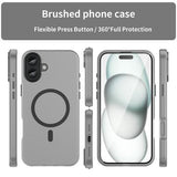 iPhone 16 Plus UltraGuard Matte MagSafe Cover - Sort