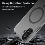iPhone 16 Plus UltraGuard Matte MagSafe Cover - Sort