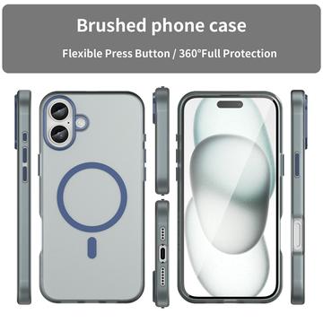 iPhone 16 Plus UltraGuard Matte MagSafe Cover - mørkeblå