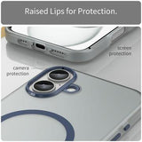 iPhone 16 Plus UltraGuard Matte MagSafe Cover - mørkeblå