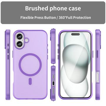 iPhone 16 Plus UltraGuard Matte MagSafe Cover - Mørk lilla