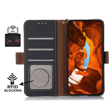 iPhone 16 Plus Læderpung med RFID - Blå
