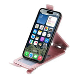 iPhone 16 Plus Lynlåslomme Vertikal Flip Cover - Rødguld