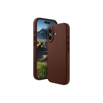 iPhone 16 Plus dbramante1928 Roskilde MagSafe Læder Cover - Mørk Tan