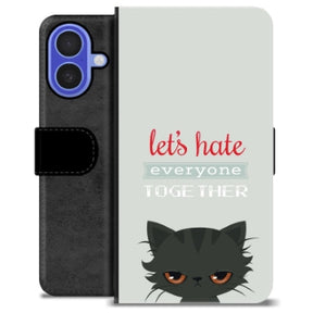 iPhone 16 Premium Flip Cover med Pung - Vred Kat