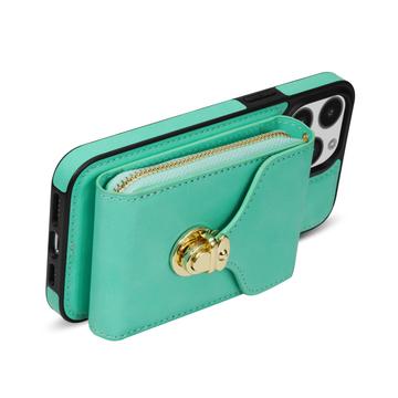 iPhone 16 Pro Alt-i-et cover med pung og rem - Mynte