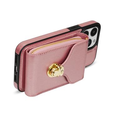 iPhone 16 Pro Alt-i-et cover med pung og rem - Rødguld