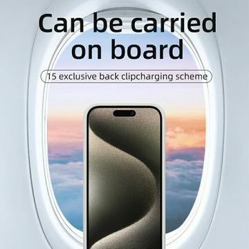 iPhone 16 Pro Backup Battericover - 7000mAh - Sort