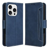iPhone 16 Pro Kortholder Pung Etui - Blå