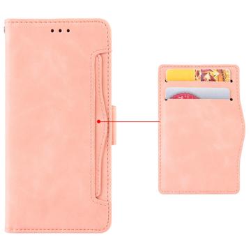 iPhone 16 Pro Kortholder Pung Etui - Pink