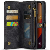 iPhone 16 Pro Caseme 008 2-i-1 Multifunktionel Pung - Sort