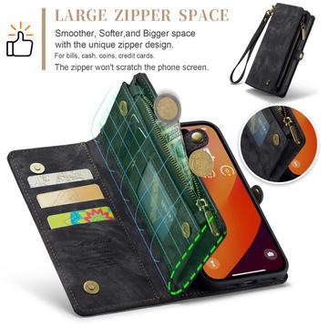 iPhone 16 Pro Caseme 008 2-i-1 Multifunktionel Pung - Sort