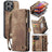 iPhone 16 Pro Caseme 008 2-i-1 Multifunktionel Pung - Brun