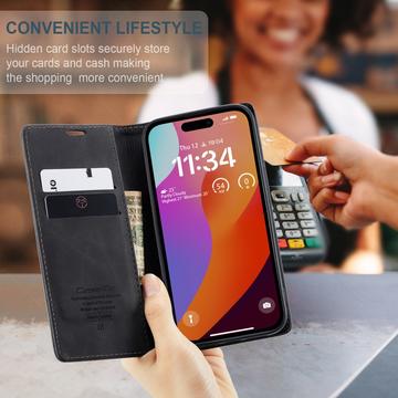 iPhone 16 Pro Caseme 013 Series Pung - Sort