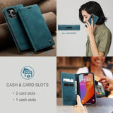 iPhone 16 Pro Caseme 013 Series Pung - Blå