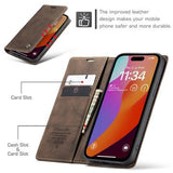 iPhone 16 Pro Caseme 013 Series Pung - Kaffe