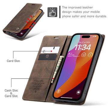 iPhone 16 Pro Caseme 013 Series Pung - Kaffe