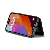 iPhone 16 Pro Caseme C22-etui RFID-kortpung - Sort