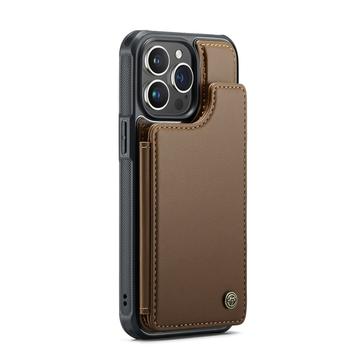 iPhone 16 Pro Caseme C22-etui RFID-kortpung - brun