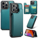 iPhone 16 Pro Caseme C22-etui RFID-kortpung - grøn