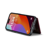 iPhone 16 Pro Caseme C22-etui RFID-kortpung - rød