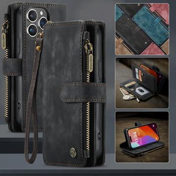 iPhone 16 Pro Caseme C30 Multifunktionel Pung - Sort