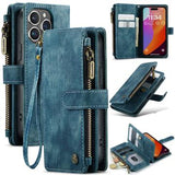 iPhone 16 Pro Caseme C30 Multifunktionel Pung - Blå