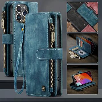 iPhone 16 Pro Caseme C30 Multifunktionel Pung - Blå