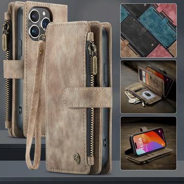 iPhone 16 Pro Caseme C30 Multifunktionel Pung - Brun