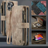 iPhone 16 Pro Caseme C30 Multifunktionel Pung - Brun