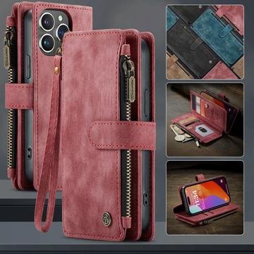 iPhone 16 Pro Caseme C30 Multifunktionel Pung - Rød