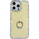 iPhone 16 Pro CrystalGlow Hybrid Cover med Ringholder - Gul