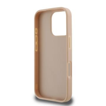 iPhone 16 Pro DKNY Ternet Mønster og Stribe Cover - Pink