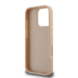 iPhone 16 Pro DKNY Ternet Mønster og Stribe Cover - Pink