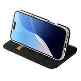 iPhone 16 Pro Dux Ducis Skin Pro Flip Cover - Sort