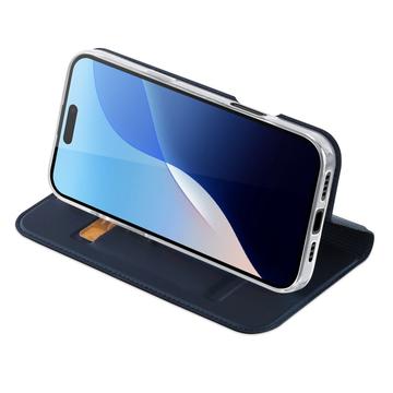 iPhone 16 Pro Dux Ducis Skin Pro Flip Cover - Blå