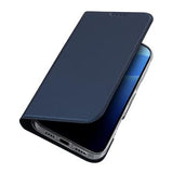 iPhone 16 Pro Dux Ducis Skin Pro Flip Cover - Blå