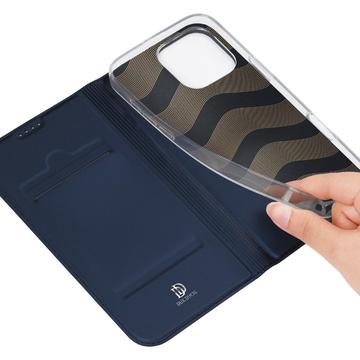 iPhone 16 Pro Dux Ducis Skin Pro Flip Cover - Blå