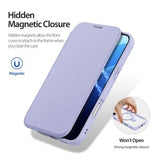 iPhone 16 Pro Dux Ducis Skin X Pro Magnetisk Flip Cover - Lilla