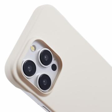 iPhone 16 Pro Plastik Cover Uden Sider - Hvid
