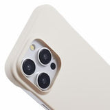 iPhone 16 Pro Plastik Cover Uden Sider - Hvid