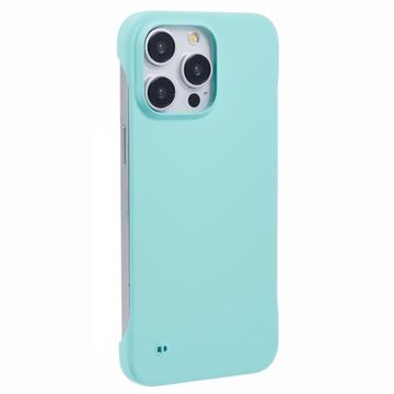 iPhone 16 Pro Plastik Cover Uden Sider - Lyse Cyan