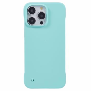iPhone 16 Pro Plastik Cover Uden Sider - Lyse Cyan