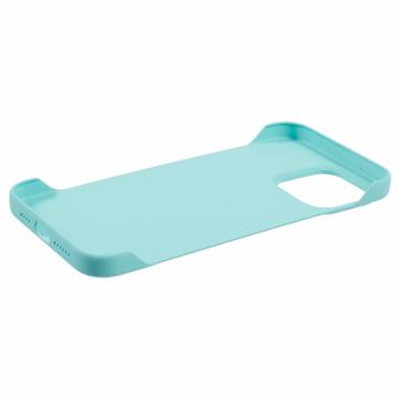 iPhone 16 Pro Plastik Cover Uden Sider - Lyse Cyan