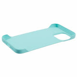 iPhone 16 Pro Plastik Cover Uden Sider - Lyse Cyan