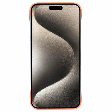iPhone 16 Pro Plastik Cover Uden Sider - Orange