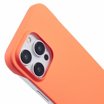 iPhone 16 Pro Plastik Cover Uden Sider - Orange