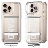 iPhone 16 Pro GKK Strap Cover - Sølv / Gennemsigtig
