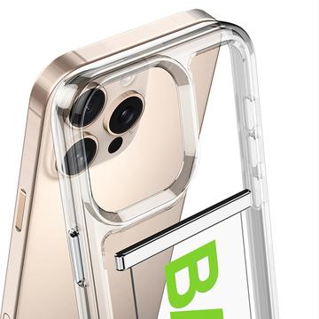 iPhone 16 Pro GKK Strap Cover - Sølv / Gennemsigtig