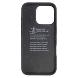 iPhone 16 Pro GreyLime Biologisk Nedbrydeligt Cover - Sort